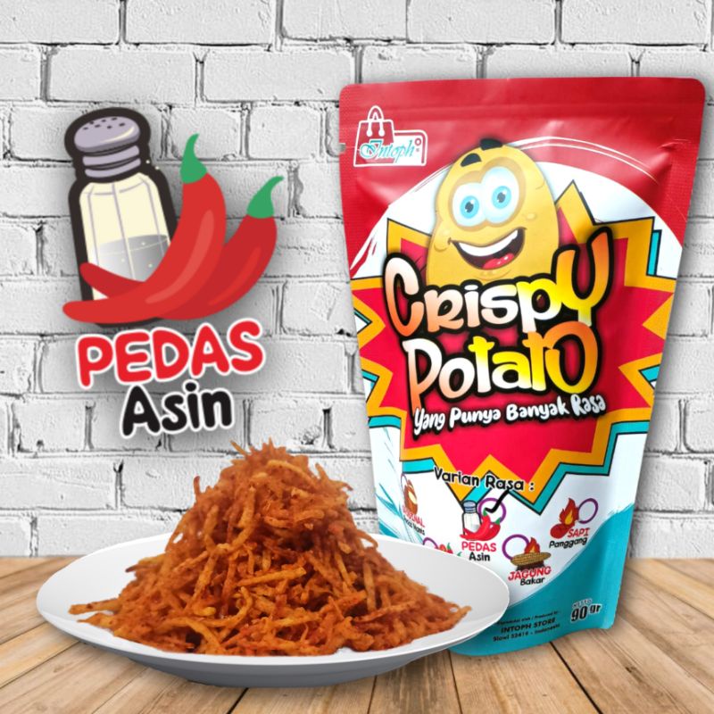 

Crispy Potato / Kentang Mustofa / Kering Kentang - Pedas Asin