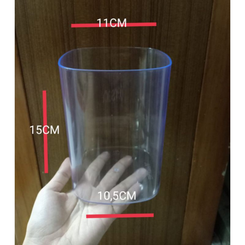 TOPLES IKAN CUPANG AkLirik 2LITER BENTUK KOTAK