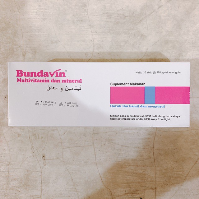 Bundavin tablet per box