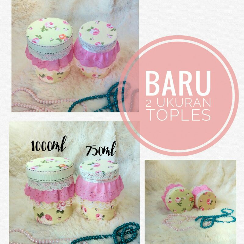 Toples Lebaran 750ml Renda Shabby