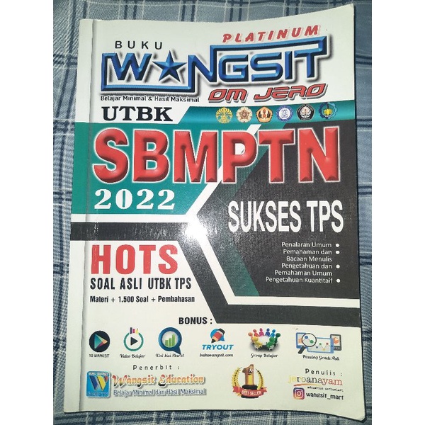 Buku Wangsit Om Jero TPS 2022