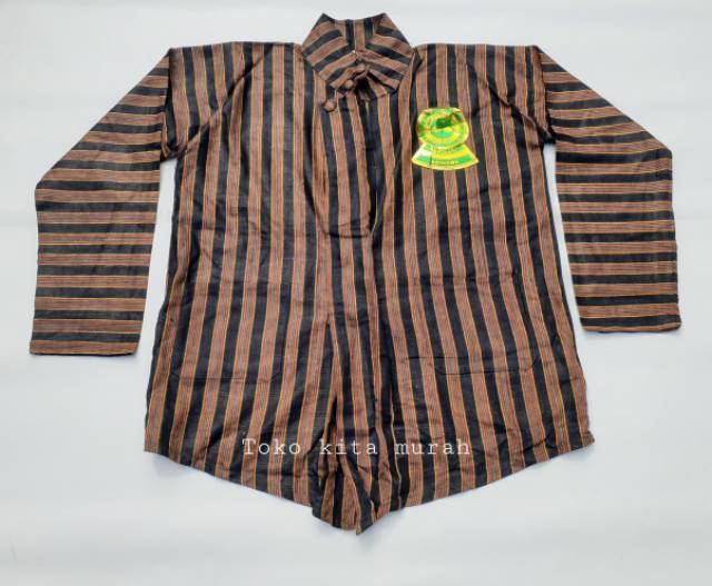 Real Pict // Baju Adat Jawa Surjan Lurik Dewasa // Baju Tradisional Jawa // Baju Beskap