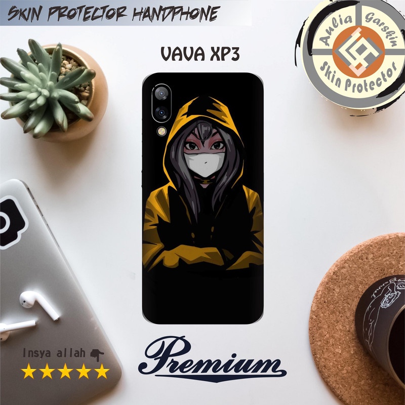 Garskin HP VAVA Xp3 Motif Anime 3 Free Custom Motif (Bisa COD)