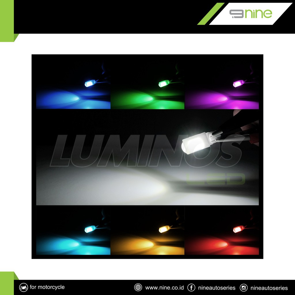 T10 LAMPU SENJA 9NINE LED CS1 SUPER TERANG COB LENSA NEW PRODUCT MOTOR MOBIL