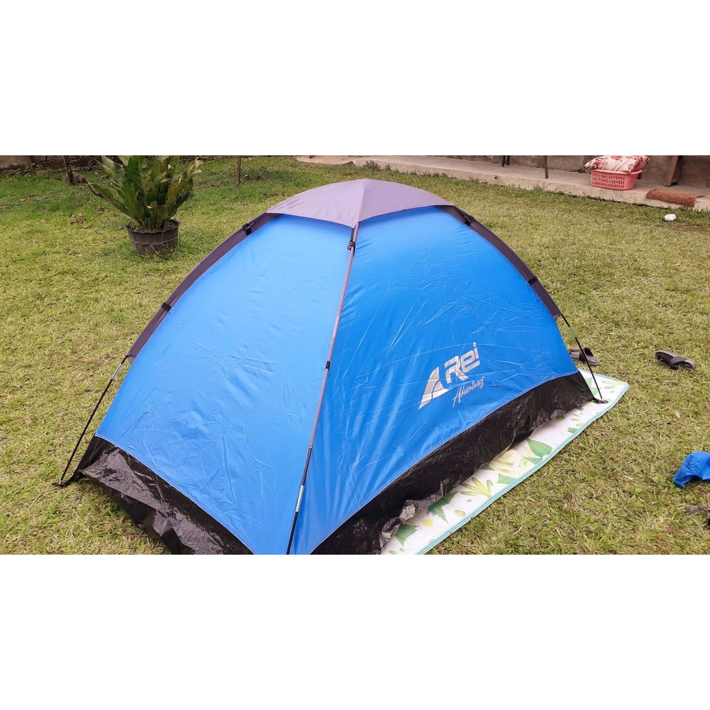 TENDA AREI REI CLADONIA SINGLE LAYER WATERPROOF | TENT CAMP CAMPING FIBER BUKAN ALLOY KAP KAPASITAS 