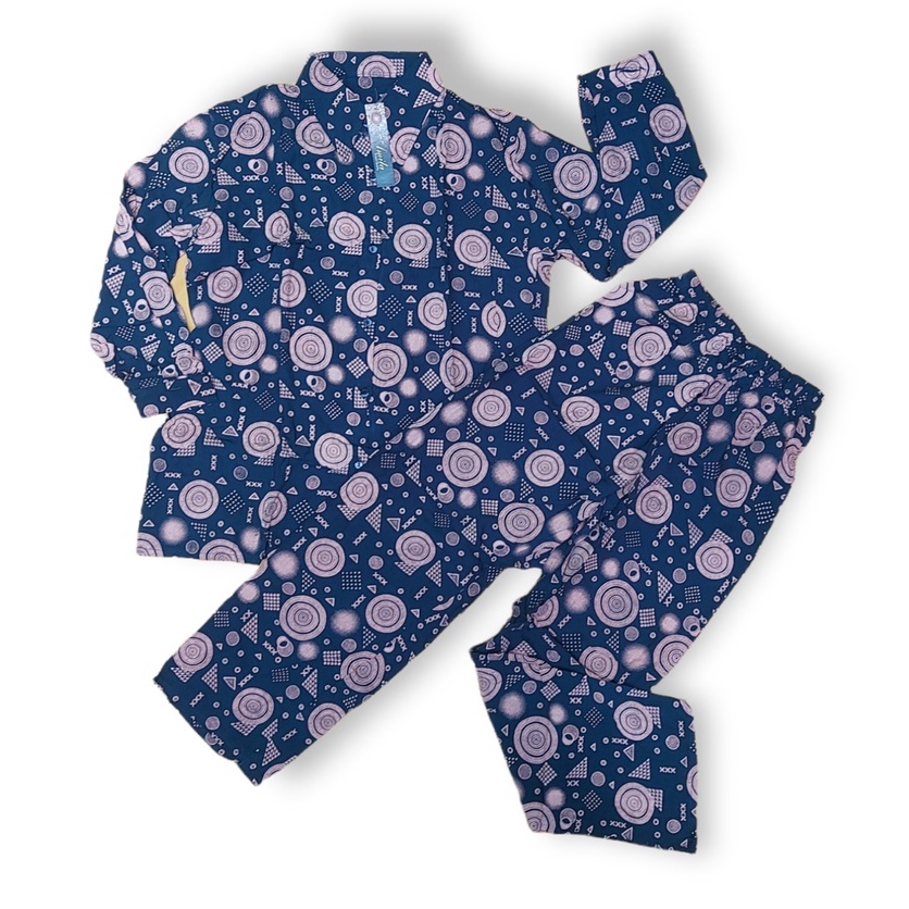 Baju Tidur Setelan Celana Busui Rayon Super Batik Solo