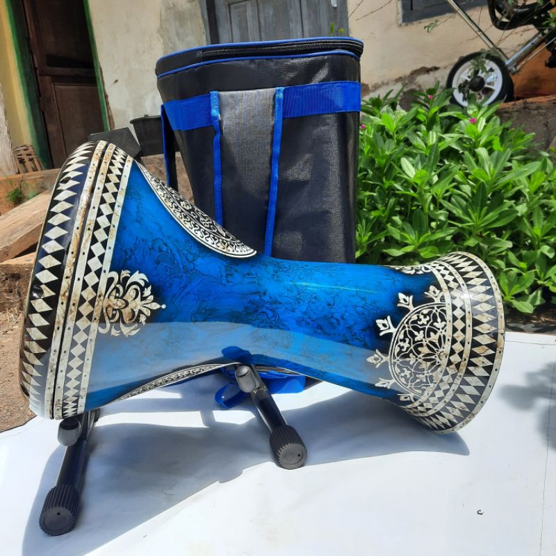 DARBUKA MOTIF 9INC GRATIS TAS+KUNCI L