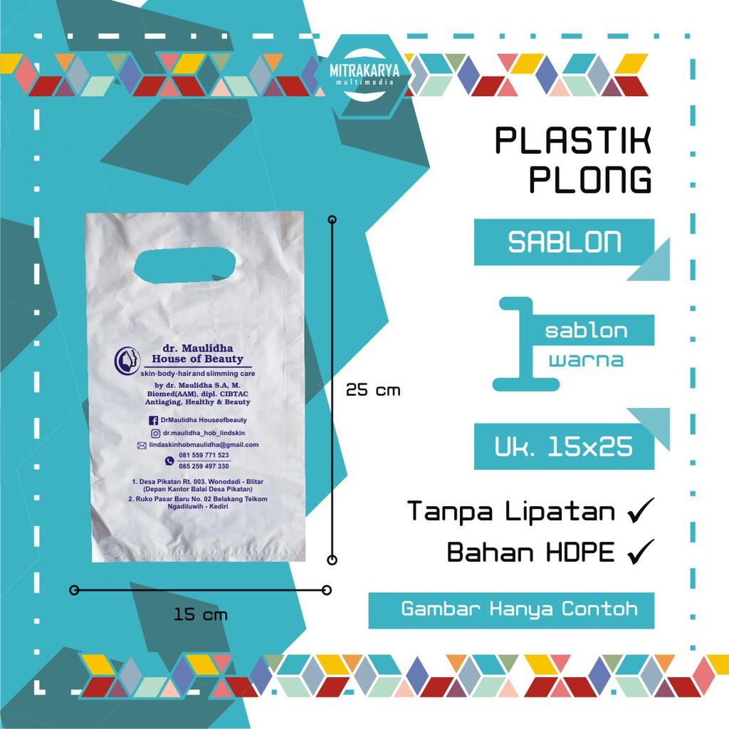 

Tas Plastik Plong Sablon LSP 15x23 cm