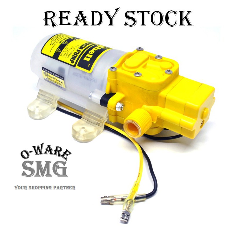 Pompa Air Dc 12volt Shell High Pressure Penguat Tekanan Air Shopee Indonesia