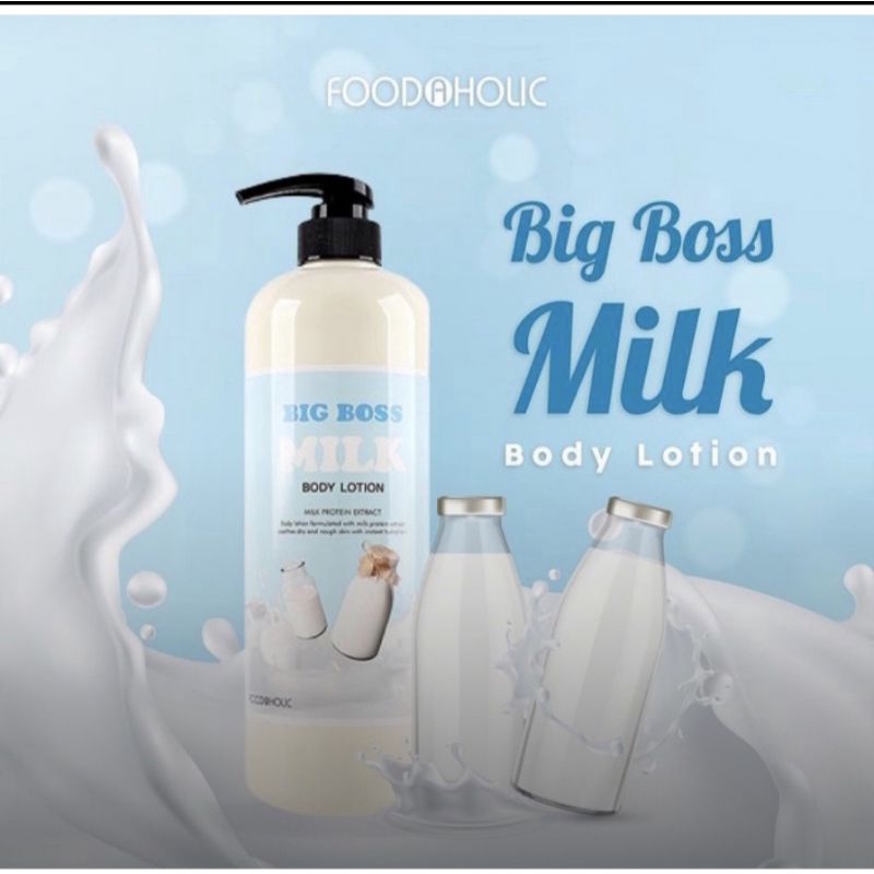 FOOD A HOLIC BIG BOSS MILK BODY LOTION SIZE 1000 ML