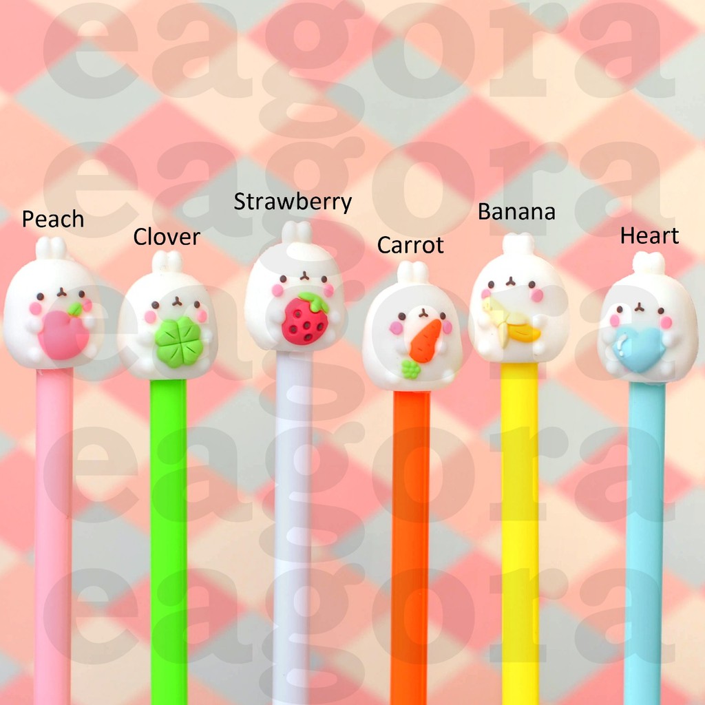 

Pulpen Molang Lucu Unik Pena Gel Bolpen Ballpoint