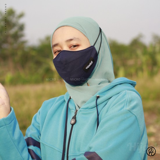 MASKER KAIN HIJACKET MASK Cowok Cewek Pria Wanita Unisex Headloop Hijab Tali Karet Elastis Hijaket-4