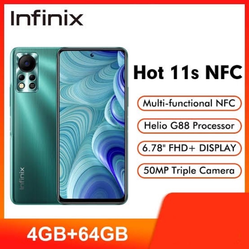 infinix hot 11s nfc 4/64