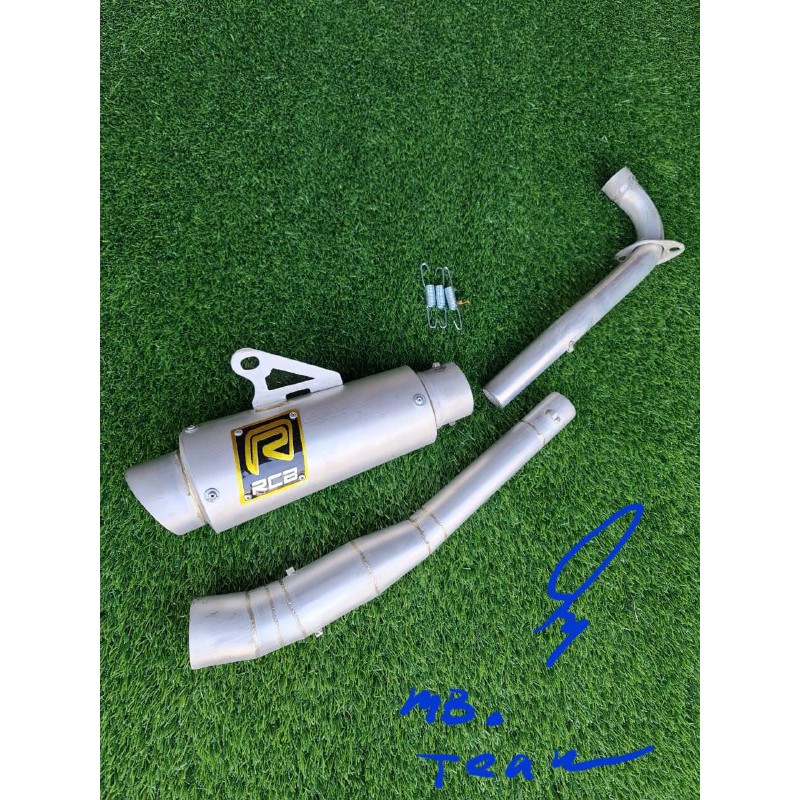 KNALPOT RACING SHOGUN 110-SHOGUN 126-SMASH RCB WHITE