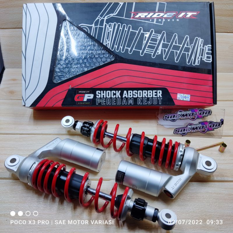 skok tabung RIDE IT GP SERIES | GP 299 | click reborn fungsi | low - fast | 320 mm | 32 cm | per mer