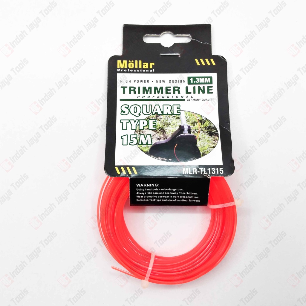 MOLLAR Senar Mesin Potong Rumput 15 M - Grass Weed Trimmer Line Pisau