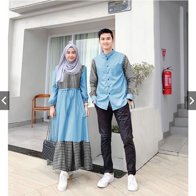 COUPLE GAMIS KATUN KOTAK + KOKO PAKISTAN COUPLE Cp DAMARA BAJU PASANGAN MUSLIM COUPLE TERBARU HIGH QUALITY