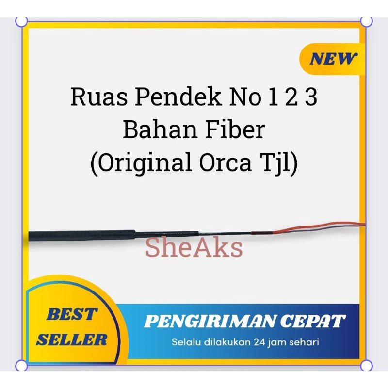 Ros Ruas Pendek Fiber Joran Tegek Orca Tjl No 1 2 3