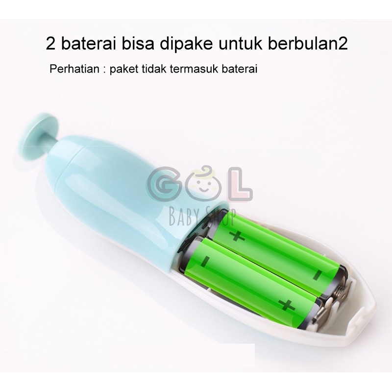 Gunting Kuku Elektrik Bayi &amp; Dewasa Electric Nail Trimmer Manicure Set pemotong kuku bayi