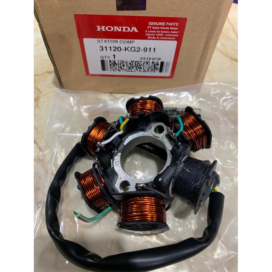 SPUL GL PRO CDI BLACK SERIES ASLI ORI HONDA 31120-KG2-911