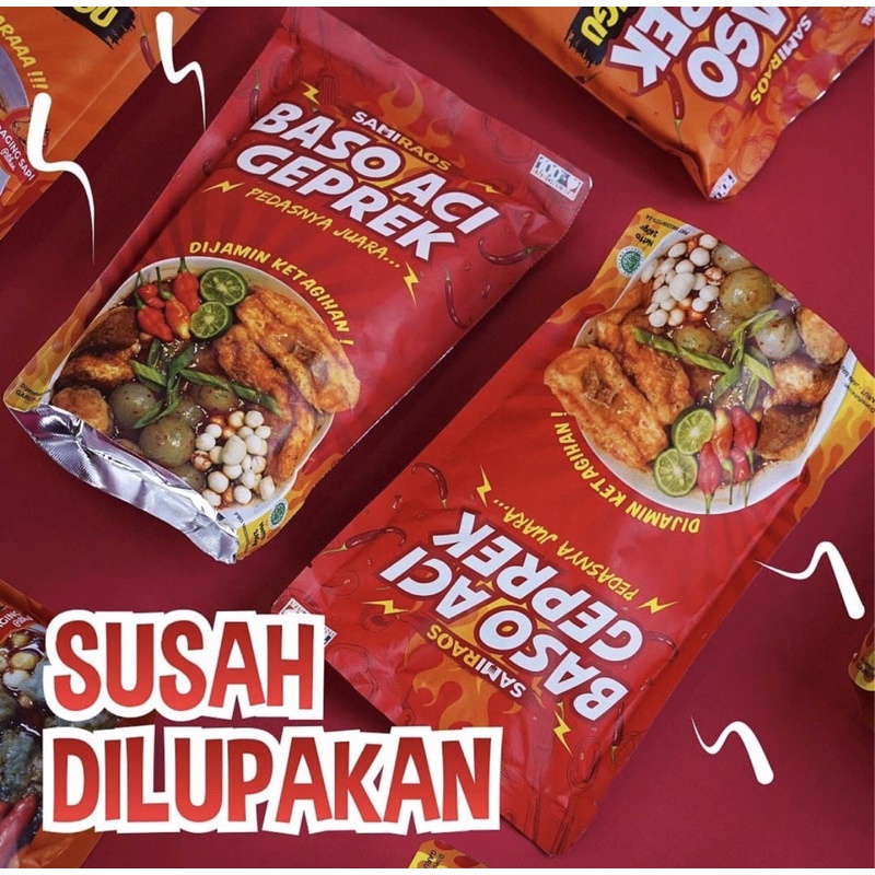 Jual Samiraos Baso Aci Geprek Original Shopee Indonesia