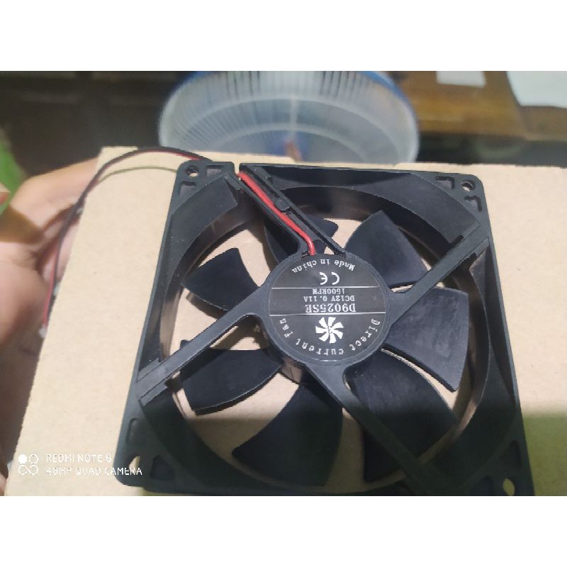 FAN CASING 9CM DC.12V 11A 2WIRE CABLE