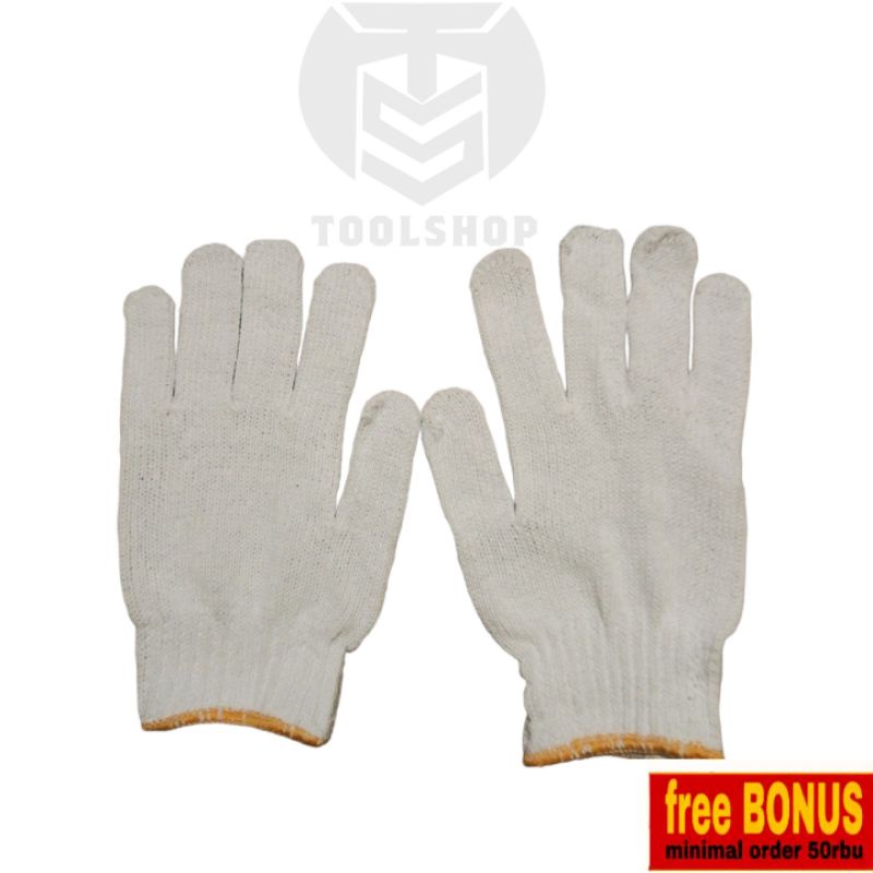 Sarung Tangan Bintik Anti Slip Sepasang Sarung Tangan Kerja Grip Gloves