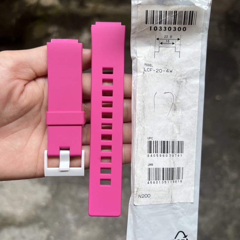Strap tali jam tangan casio original LCF-20 4 band LCF 20