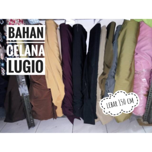 Bahan Kain Celana Semi Wool Lugio / kain celana, jas, seragam, pemda, safari semi wol halus lembut m