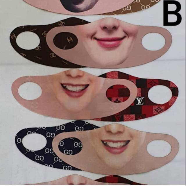 Masker scuba dewasa/masker karakter/masker motif wajah
