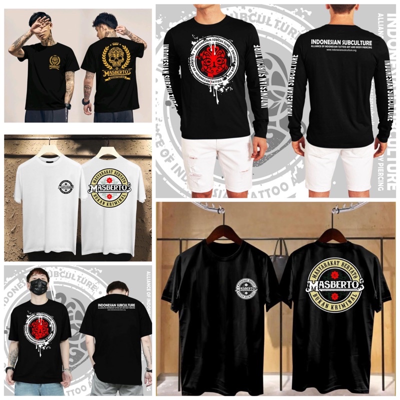 KAOS MASBERTO - KAOS TATTO - KAOS MASBERTO TERBARU 2021