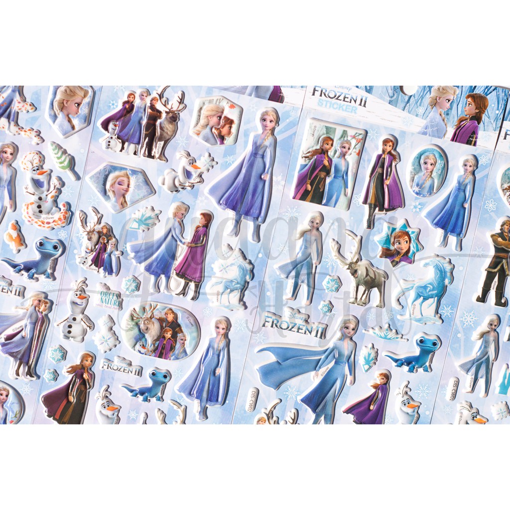 Stiker Princess Frozen 2 Stiker Lucu Stiker Unik DIY Scrapbook GH 303037