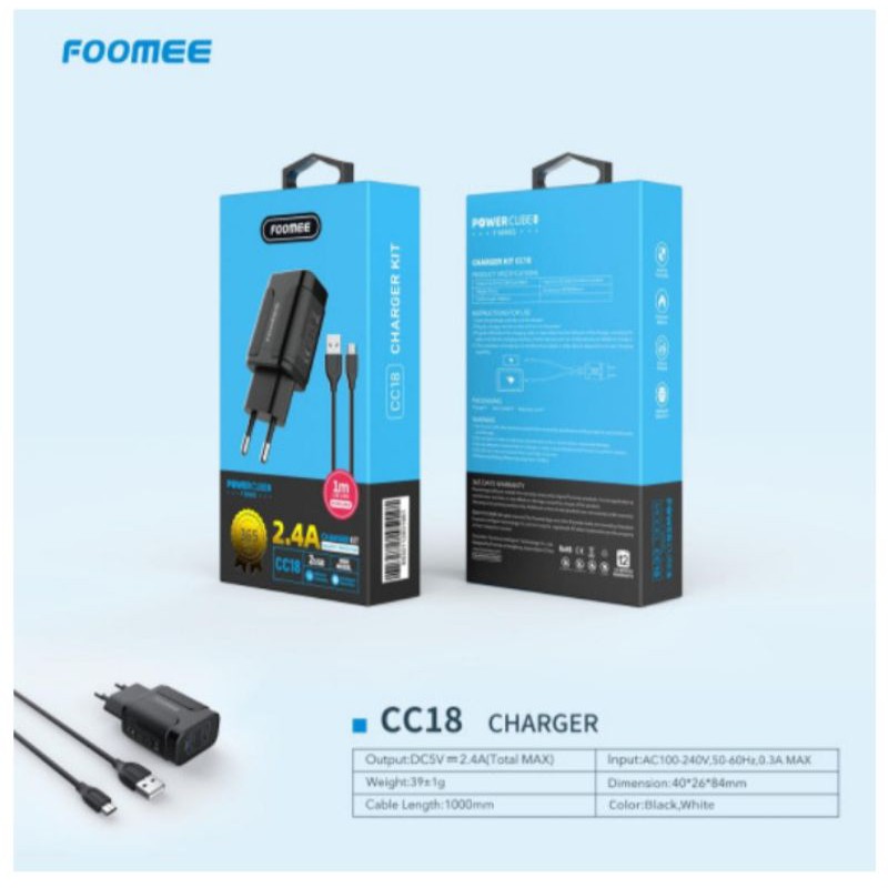 Charger Kit Foomee 2.4 A