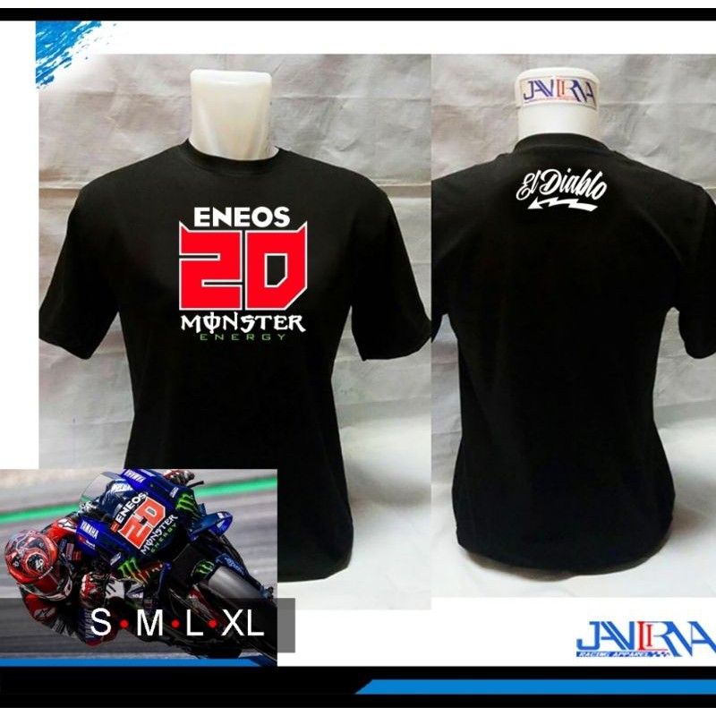 Kaos Baju Motogp Yamaha Monster Quartararo 20