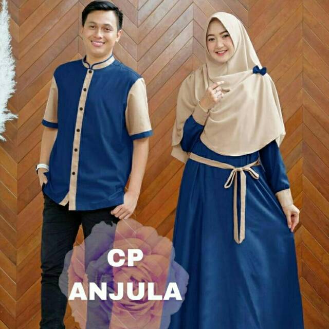 Couple Muslim | Baju Couple Pasangan Muslim | Couple Maxi Muslim | Couple Anjula
