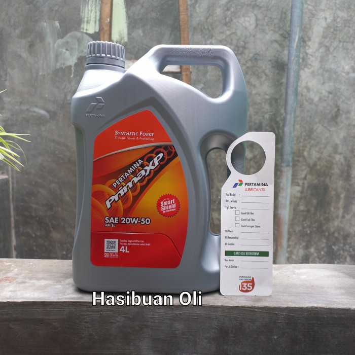 OLI PRIMA XP SAE 20W 50 PERTAMINA 4 LITER