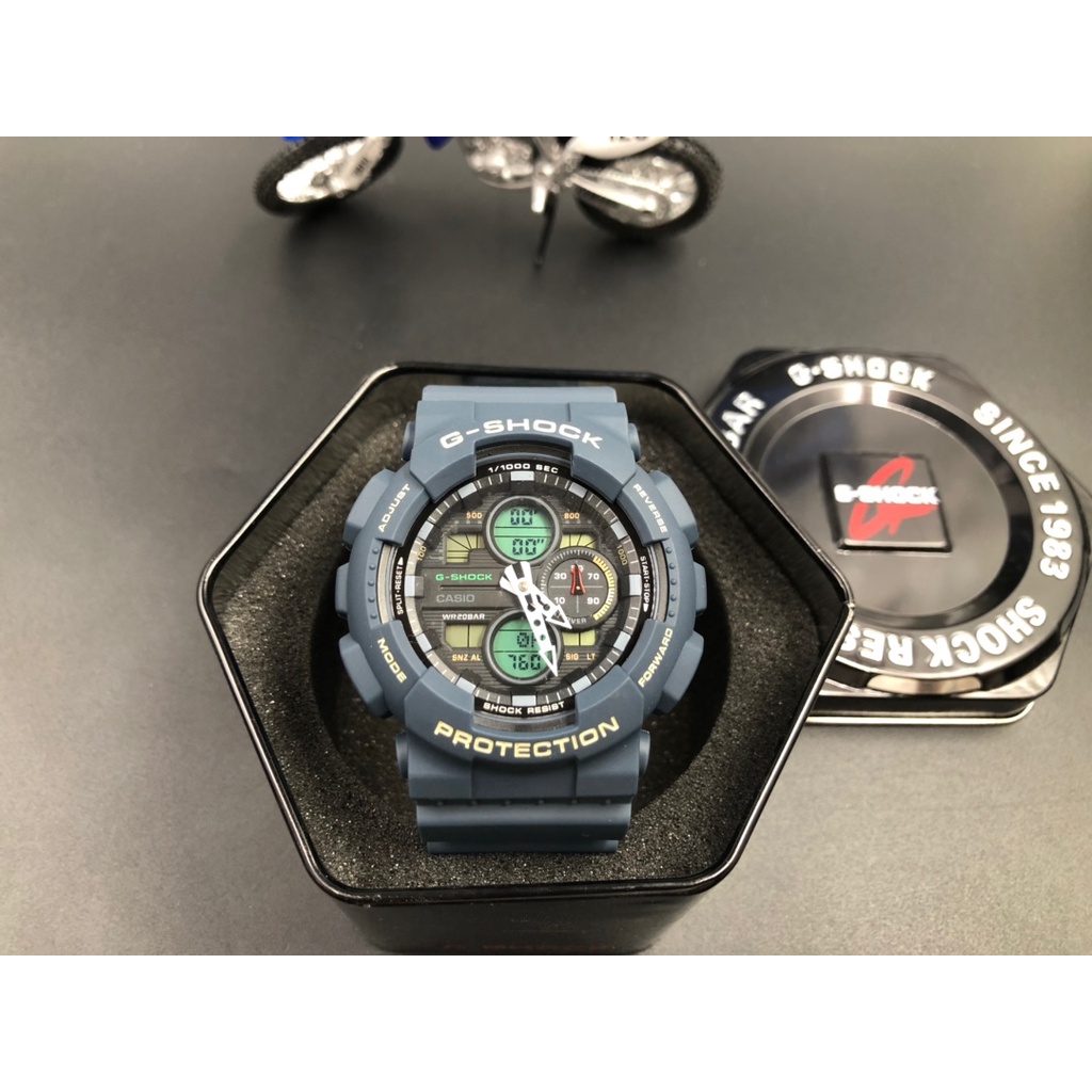 Casio G-Shock GA140 GA-140 Japan Quartz Movement Dual Time Display 200M Water Resistant