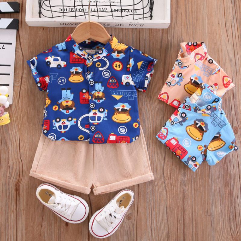 Set Kemeja Import Anak kemeja Anak Original Import