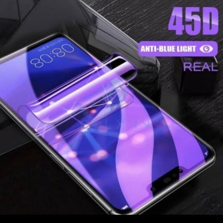 REALME C25 C25S C21 C21Y C20 C11 2021 ANTI GORES HYDROGEL DEPAN BLUE LIGHT MATTE FRONT CLEAR PLASTIK SCREEN GUARD JEL PELINDUNG LAYAR