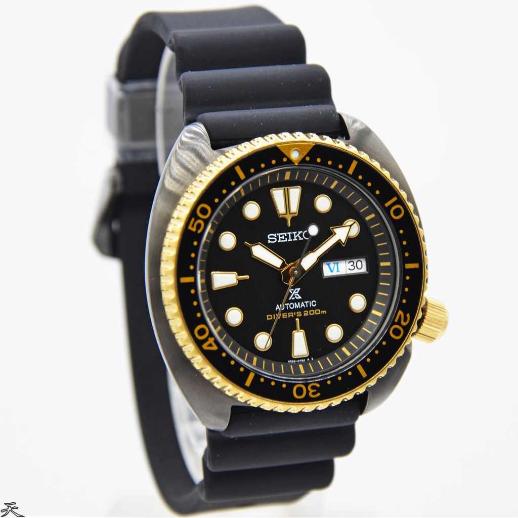 JAM TANGAN PRIA SEIKO SRPD46K1 Automatic strap rubber garansi resmi 2 tahun