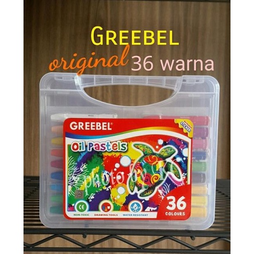 

(BISA COD) ATK0051 (isi36 Transparant) Greebel Oil Pastel PP Crayon krayon grebel BERMUTU Kode 1048