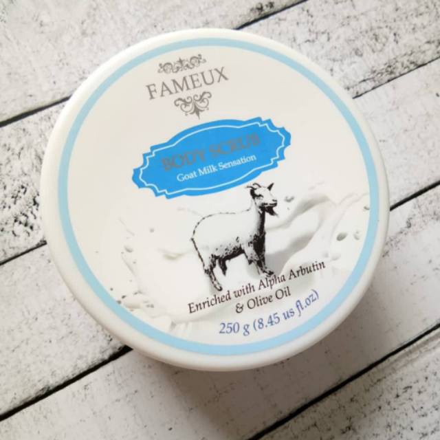 FAMEUX BODY SCRUB GOAT MILK SENSATION - 250GR