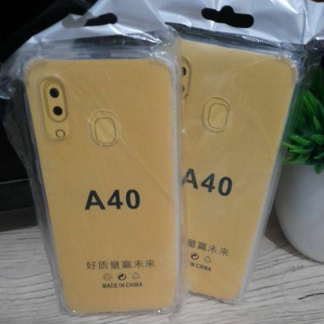 Casing HP Anticrack bening Samsung galaxy A40 ANTI CRACK Silicone A 40