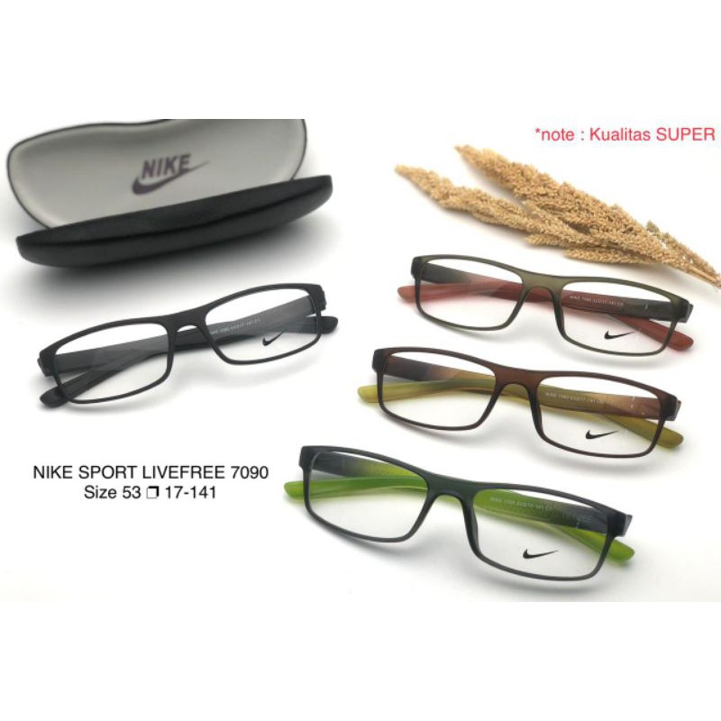 Frame kacamata Nike 7090(free lensa minus)