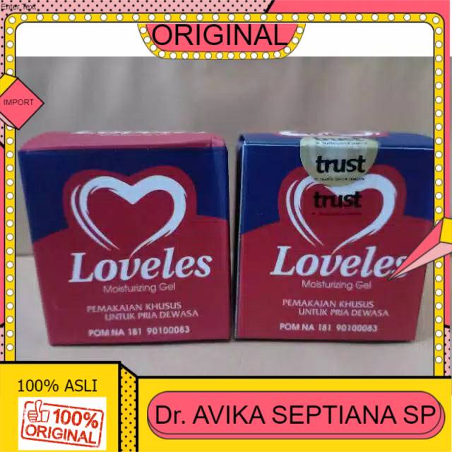 100% ASLI Loveles - Loveless Moisturazing Gel 100% Original O-ba-t Pri-a Oles Aman dan BPOM Ori