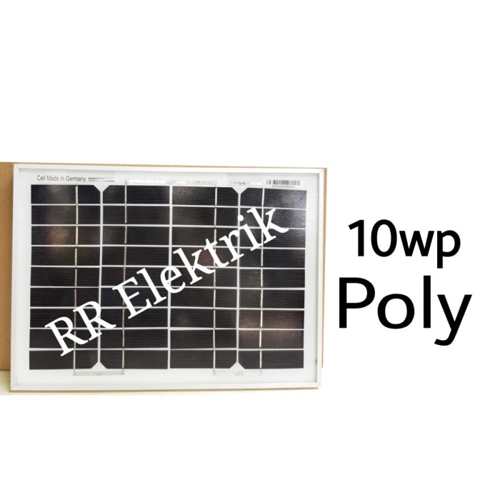 Solar Panel Solar Cell Panel Surya 10wp Polycrystalline 10 Wp Poly