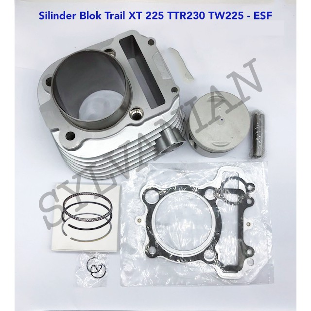 CYLINDER BLOCK / BLOK SEHER Trail XT225 TTR230 TW225 ESF