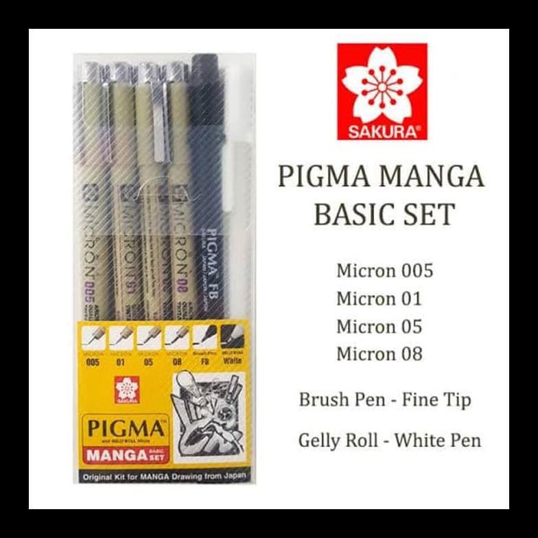 

TERBARU PIGMA MICRON MANGA BASIC SET PERALATAN MELUKIS MURAH