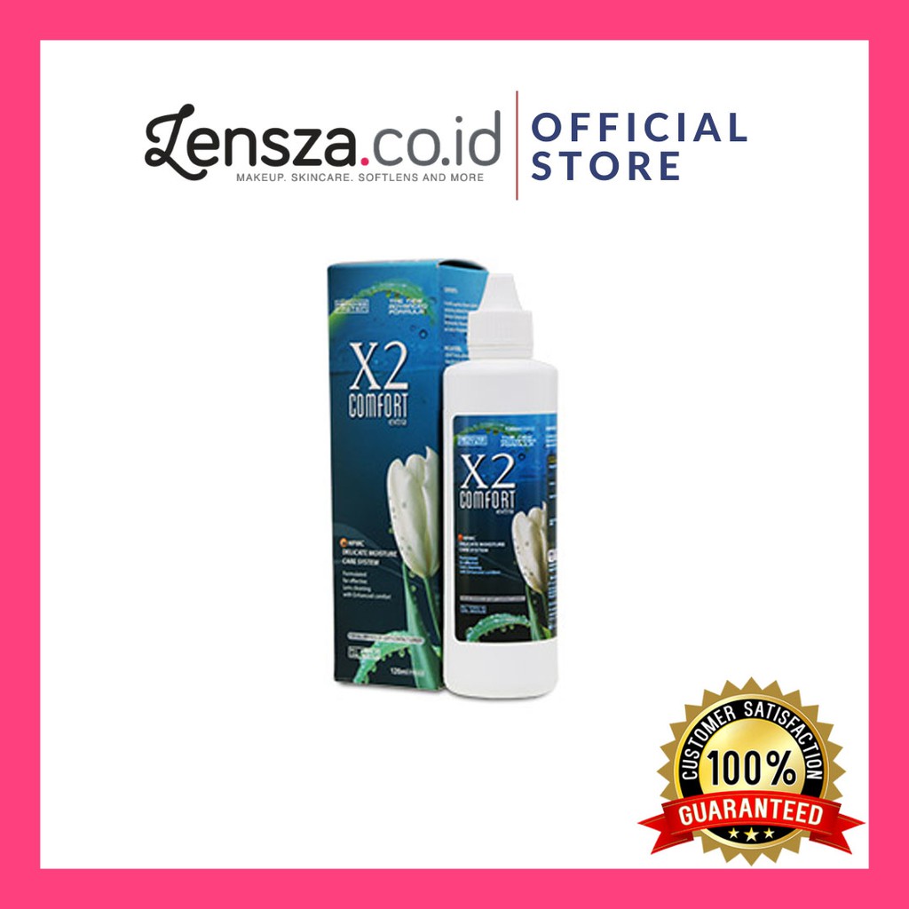 Lensza Cairan Softlens X2 120ml / Cairan Pembersih Soflen X2 / Comfort Extra 120ml