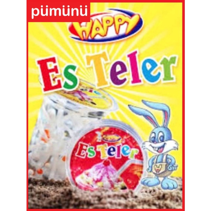 

Happy ES Teler Minuman Gelas 170mL [1 Dus / 24Cup]